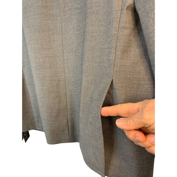 NWT 42R Mens J.M. Haggar Slim Fit Stretch Suit Seperate Jacket Gray Blazer - Picture 11 of 12